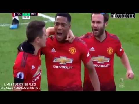 VIDEO: Manchester United Vs Fulham 3-0 EPL 2019 Goals Highlights Mp4