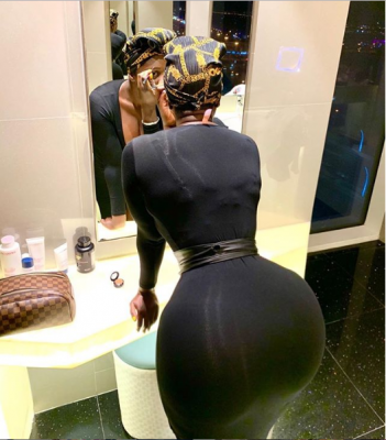 Ghanaian Actress Princess Shyngle Display her Massive Backview In New Photo