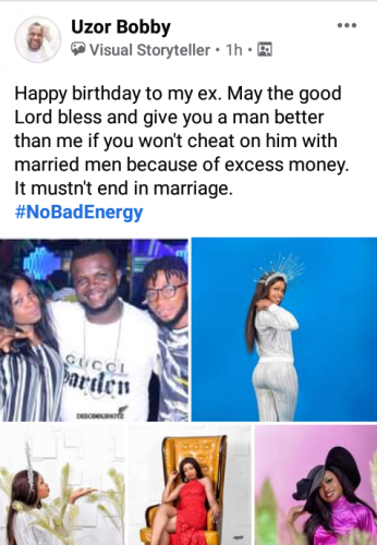  Nigerian man calls out his ex on her birthday, accuses her of cheating on him with married men 
